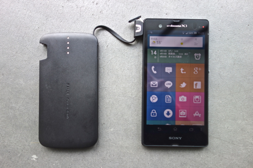 SONY Xperia Z × ANKER ASTRO SLIM2